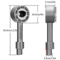 xisrens Für Dyson V7 V8 V10 V11 V12 V15, Hundebürste Für Staubsauger Tierhaarbürste Mit Verlängerungsschlauch Und Auslöserverriegelung