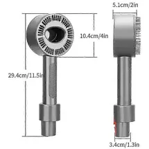 xisrens Für Dyson V7 V8 V10 V11 V12 V15, Hundebürste Für Staubsauger Tierhaarbürste Mit Verlängerungsschlauch Und Auslöserverriegelung