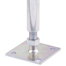 GAH Alberts Zaunpfosten 71-161 mm x 150-190 mm Silber/Stahl