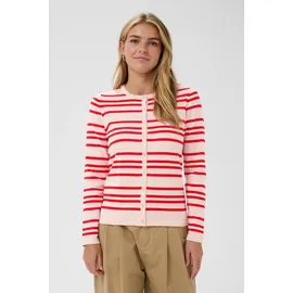 St Tropez Strickjacke PilaSZ Chalk Pink Red Multi Stripe S