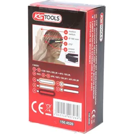 KS Tools 270° Outdoor-Kopflampe mit Bewegungssensor