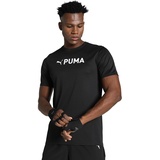 Puma Fit Ultrabreathe Tee T Shirt, Schwarz, L