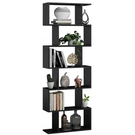 matkam Bücheregal MAX Standregal 76,4 x 28 x 210 cm Schwarz