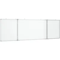 VidaXL Magnetisches Whiteboard Klappbar 200x60x1,7 cm Aluminium