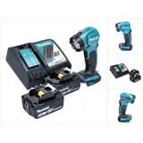 Makita, Arbeitsleuchte, DEADML 815 RG LED Akku Handleuchte 14,4 - 18 V 160 lm + 2x Akku 6,0 Ah + Ladegerät (160 lm)