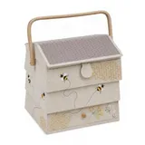 Hobby Gift Nähkorb - Nähkasten Bienenstock bunt