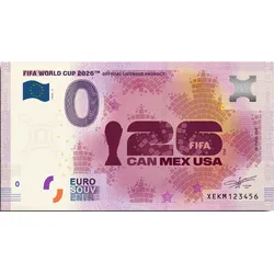 0 Euro Banknote „Gastgeberland Kanada" zur FIFA WM 2026TM