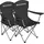 Songmics Campingstuhl 2er Set Schwarz