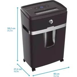 HP Pro Shredder 12MC Schwarz