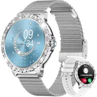 Smartwatch Damen mit Telefonfunktion, 1,35" HD mit Herzfrequenz Schlafmonitor Schrittzähler, IP67 Wasserdicht Fitnessuhr mit 20 Sportmodi