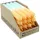 Kerzenfarm Hahn DIP DYE Stabkerzen 180 x 22 mm Mandarin-Mint 16 St.