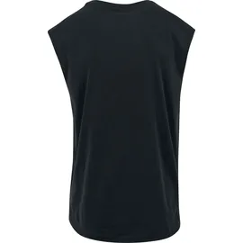 URBAN CLASSICS Open Edge Sleeveless Tee schwarz 3XL