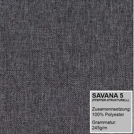 A&J MöbelLand ABI 120 x 200 cm Grau