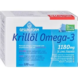 Provita Apoth.market.u.handels Gmbh Gesundform Krillöl 1180 mg Kapseln (Antarktis)