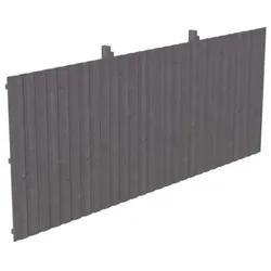 Skan Holz Rückwand für Leimholz Doppel- Carports - Deckelschalung