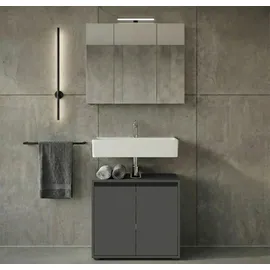 KADIMA DESIGN Waschbeckenunterschrank 63 x 0 x 0 cm Graphit