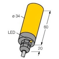 Turck Sensor nicht bündig PNP, Wechsler NI20-K34-VP4X