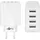 goobay 44962 4-fach USB-Ladegerät 30W, weiß