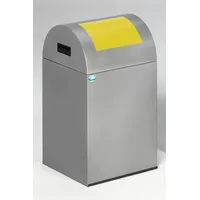 Proregal Selbstlöschender Wertstoffsammler rund | 43 Liter, HxBxT 60x32x32cm