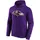 Fanatics Kapuzenpullover FANATICS "Fanatics Hoodie Baltimore Ravens Primary Logo Graphic", Damen, Gr. XXL, lila, 80% Baumwolle, 20% Polyester, Pullover Kapuzenpullover