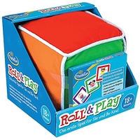 Ravensburger ThinkFun 76479 Roll & Play - Das erste Spiel für Sie und Ihr Kind , eine toller Plüschwürfel mit unterschiedlichen Handlungen für Sie und Ihr Kind ab 18 Monaten