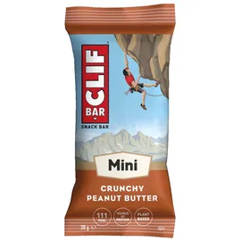 Clif Bar Unisex MINI Riegel Crunchy Peanut Butter Karton (10 x 28g)