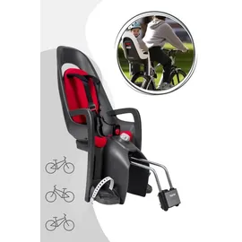 Hamax Caress mit abschließbare Rahmenbefestigung, Farbe: Grau - Rot