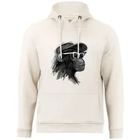 Cotton Prime® Kapuzensweatshirt mit Affenmotiv - Cool Monkey mit