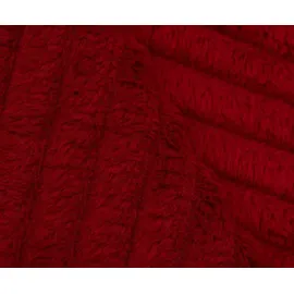 Gözze Feine Corddecke Kuscheldecke 150 x 200 cm Karminrot