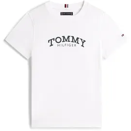 Tommy Hilfiger T-Shirt Regular fit, für Kinder bis 16 Jahre, Druck weiß 12 (152)