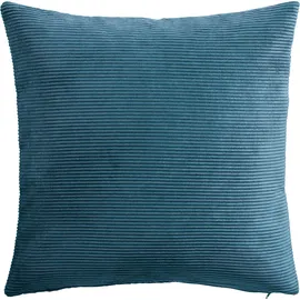 Erwin Müller Kissenhülle Glasgow Cord petrol Größe 40x40 cm