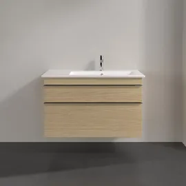 Villeroy & Boch Waschtischunterschrank 2 Auszüge 95,3 x 59 x 50,2 cm Nordic Oak
