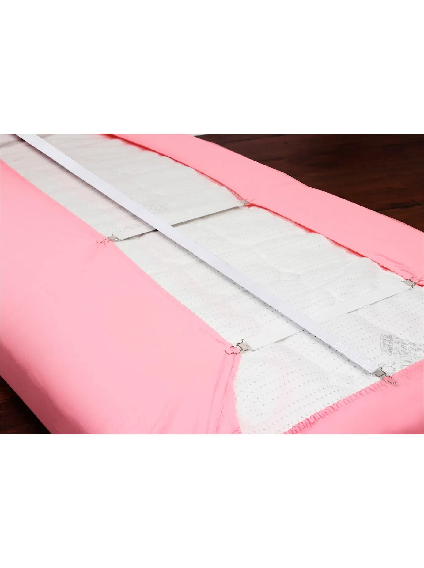 Bettbezug, weiß, Polyester, Polyester, 75% Polyester, 15% Latex, 10% Metall, Bettbezüge