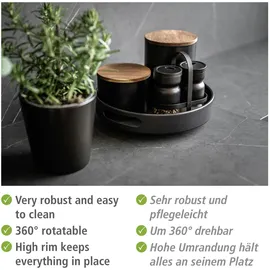 Wenko Drehbares Tablett Susie, Metall