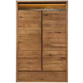 MASSIVMOEBEL24.DE Kleiderschrank Montreux Lux 120 x 190 x 42 cm Beige