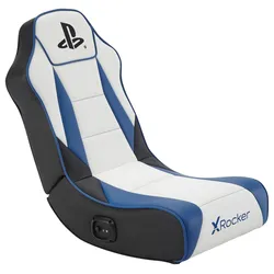 Gamingsessel Playstation ca. 42x68x74cm Weiß/Blau/Schwarz