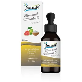 Increase Liposomales Eisen und Vitamin C Tropfen 60 ml