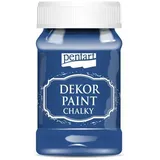 Dekor Paint Kreidefarbe stahlblau - steel blue 100ml - PENTART