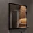 hajduk furniture Badspiegel mit Ablage Schwarz - H:70 x B: 60 cm - Bathroom Mirror - Moderner Badezimmer Spiegel Rechteckig - Wandspiegel mit Regal - Schwarz