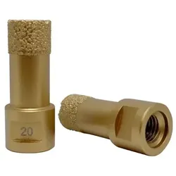 Diamantbohrkrone gold Ø 20 mm, Art.-Nr. 50400