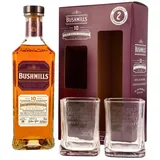 Bushmills 10 Jahre - Vino Dulcis - Geschenkset mit Gläsern - Single...