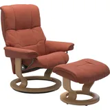 Stressless Stressless® Relaxsessel »Mayfair«, mit Classic Base, Größe S, M & L, Gestell Eiche, rot