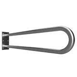 Brillantbad BELP Stützgriff in U-Form Edelstahl gebürstet 100x250x916 mm, 120 kg Traglast für Bad & WC >> zum Bohren
