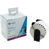 G&G Etiketten 62 x 30,48 mm 1 Blatt