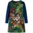 vidaXL Kinderkleid mit Langen Ärmeln Marineblau 116