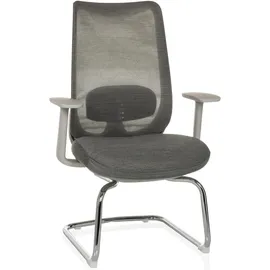 HJH Office Mileston V Netzstoff Grau
