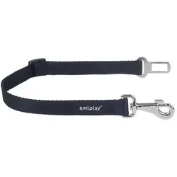 Amiplay Sicherheitsleine mit Sicherheitsnadel Basic M Schwarz