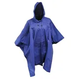 Gravidus Regenponcho Regenponcho mit Kapuze blau Unisex (1-St)