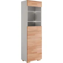OTTO home Vitrine CITRA 55 x 35 x 185 cm Braun/Grau