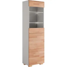 OTTO home Vitrine CITRA 55 x 35 x 185 cm Braun/Grau